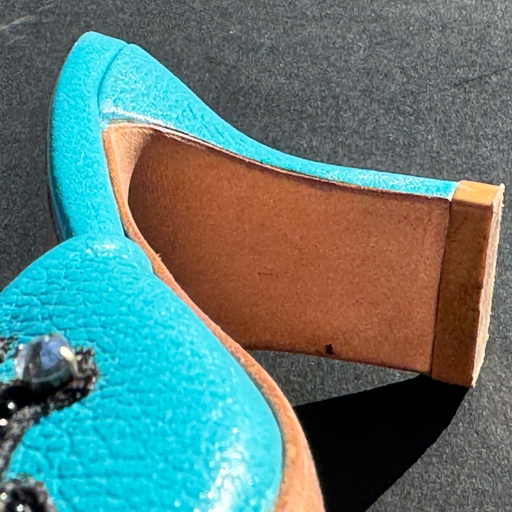EUC / VGUC Rachel Comey Rhinestone Kitten Heels Sz 5 - Picture 14 of 16